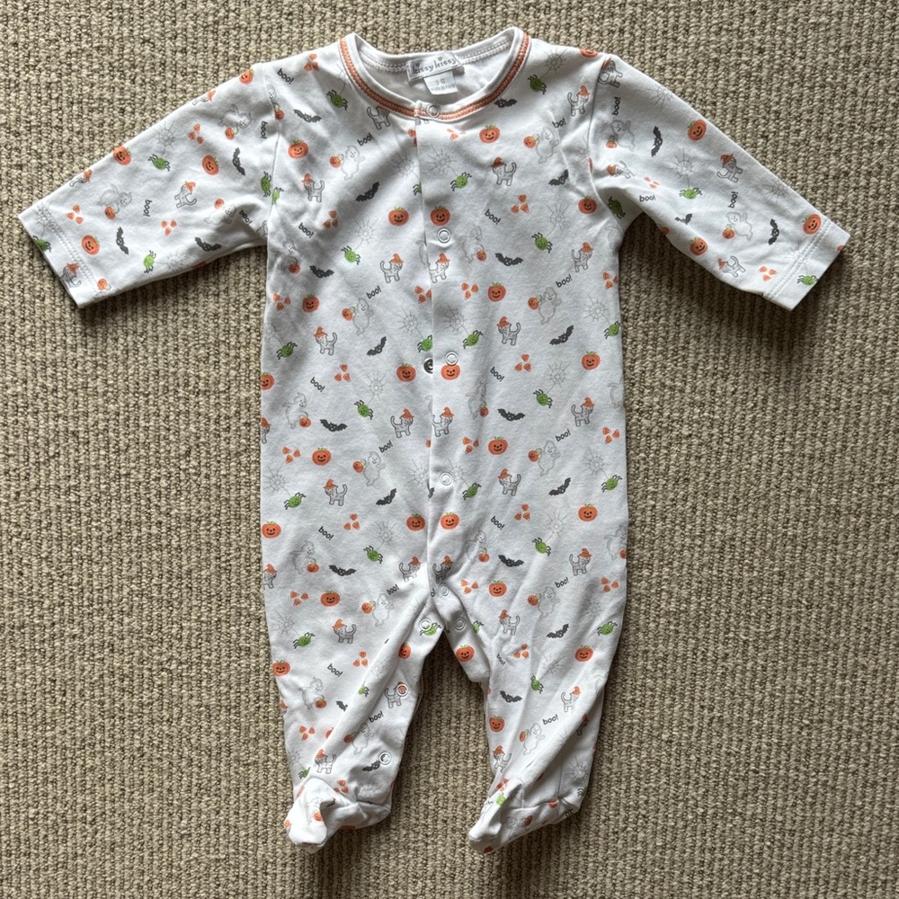 Kissy kissy Halloween footie/onesie